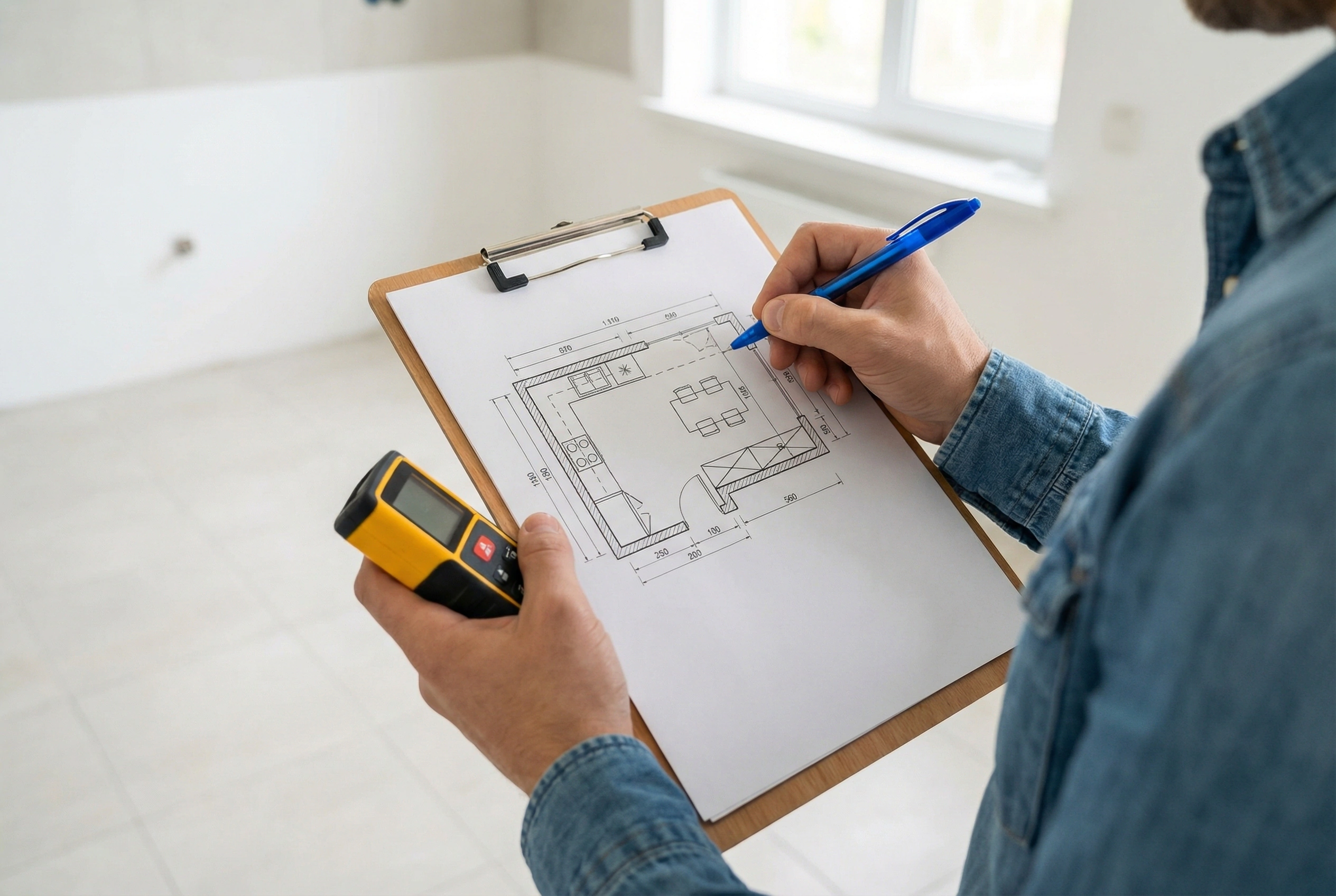 21.Первичный вызов замерщика кухонь